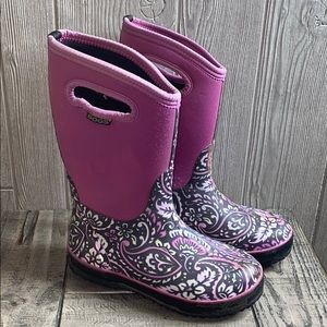 Bogs Paisley Kids High Tuscany Waterproof Boots 4